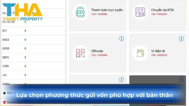 Lựa chọn phương thức gửi vốn phù hợp với bản thân